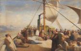 RICHARDSON Henry Burdon 1811-1874,A scene on board a steam boat,Mallams GB 2011-09-10
