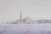 RICHARDSON Ilana 1945,Venice lagoon, Morning mist San Georgio,Crow's Auction Gallery GB 2021-06-15
