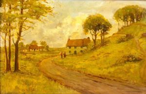RICHARDSON John Thomas 1860-1942,Featuring landscape country lane scene,888auctions CA 2018-11-09