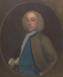 RICHARDSON Jonathan I 1665-1745,Portrait of Tobias George Smollett,1736,Aspire Auction US 2016-10-29