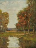 RICHARDSON Louis H. 1853-1923,Autumn View with Stream,1911,Skinner US 2009-09-11