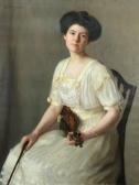 RICHARDSON Mary Neal 1859-1937,The Violinist,Trinity Fine Arts, LLC US 2008-07-20