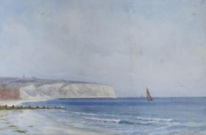 RICHARDSON R. Esdaile 1800-1900,Fishing boats off the Sussex coast,Gorringes GB 2022-08-01