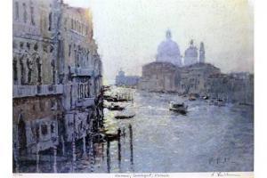 RICHARDSON Ralph 1902-1983,Morning Sunlight Venice,Warren & Wignall GB 2015-05-20