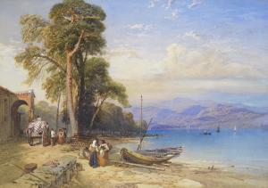 RICHARDSON Thomas Miles II 1813-1890,Italian lake scence,1855,Bonhams GB 2014-03-18
