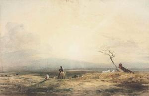 RICHARDSON Thomas Miles II 1813-1890,Sunset near Bewcastle, Cumberland,Christie's GB 2015-05-20