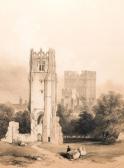 RICHARDSON William 1830-1880,TOWER OF THE GREYFRIARS, RICHMOND, YORKSHIRE,Addisons GB 2013-03-09