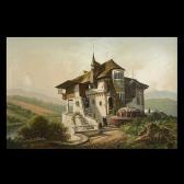 RICHARDT Joachim Ferdinand 1819-1895,A Grecian Monastery,Auctions by the Bay US 2013-06-07