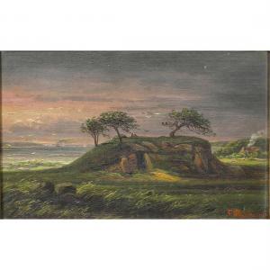 RICHARDT Joachim Ferdinand 1819-1895,Coastal Landscape,Clars Auction Gallery US 2022-07-16