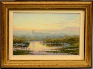 RICHENS Colin 1900-2000,Marshland mists, Christchurch,20th Century,Tring Market Auctions 2017-09-01