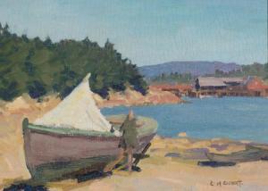 RICHERT Charles Henry 1880-1974,Maine Shoreline,Barridoff Auctions US 2016-05-05