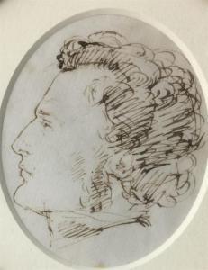 Richmond George 1809-1896,Study for a Miniature,Theodore Bruce AU 2019-06-16