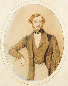 RICHMOND Thomas 1771-1837,Portrait of young man at a pedestal,Bonhams GB 2008-06-12