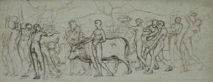 RICHMOND William Blake 1842-1921,A Procession in Honour of Bacchus,Rosebery's GB 2023-03-29