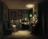 RICHTER Adolf Heinrich 1812-1852,Reading Hour,1846,Sotheby's GB 2002-06-13