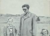 RICHTER GERHARD 1932,Mann mit zwei Kindern,1966,Phillips, De Pury & Luxembourg US 2025-05-13