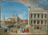 RICHTER Giovanni,The Piazzetta with Santa Maria della Salute beyond,Palais Dorotheum 2021-12-16