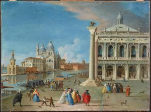 RICHTER Giovanni,The Piazzetta with Santa Maria della Salute beyond,Palais Dorotheum 2021-12-16