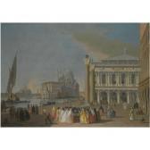 RICHTER Giovanni 1665-1745,VENICE, A VIEW OF THE MOLO,Sotheby's GB 2009-12-09