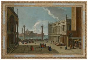 RICHTER Giovanni 1665-1745,Venice, the Piazzetta looking towards San Giorgio ,Christie's 2022-12-09
