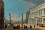 RICHTER Giovanni 1665-1745,Vue de la piazzetta à Venise,Sotheby's GB 2023-11-14