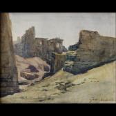 RICHTER Gustav K F,Veduta orientalista con rovine,Von Morenberg IT 2014-04-12
