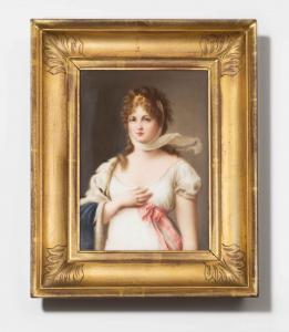 RICHTER Gustav Karl 1823-1884,Porträt der Königin Luise von Preussen,1900,Schuler CH 2021-12-13