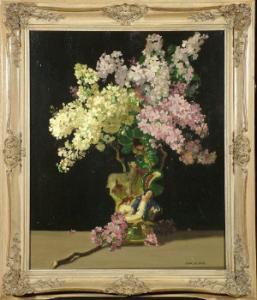 RICHTER Hans Hermann 1900-1900,"A Siesta" - lilacs in a vase,Anderson & Garland GB 2007-06-18