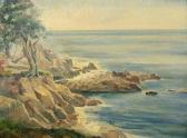 RICHTER Henry Leopold 1870-1960,Coast at Carmel,Clars Auction Gallery US 2017-07-16