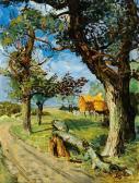 RICHTERS Marius J. 1878-1955,A country road,Glerum NL 2007-05-21