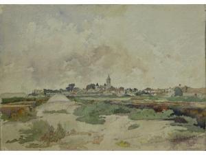 RIDEL Léopold 1852-1910,Vue de Noirmoutier,1904,Dufreche FR 2008-11-13