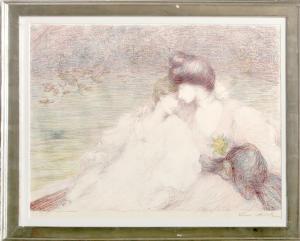 RIDEL Louis Marie Joseph 1866-1937,Two Women in Boat,1910,Ro Gallery US 2024-03-23