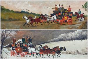 RIDEOUT Philip Henry,Coaching Scenes in Summer and Winter,David Duggleby Limited 2024-02-08