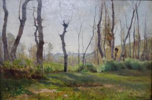 RIDET Jules 1800-1900,Le printemps à Tassin.,Conan-Auclair FR 2020-09-12