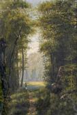 RIDET Jules 1800-1900,"Sentier sous bois".,Dobiaschofsky CH 2008-05-21
