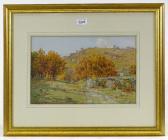 RIDGARD Hartley 1893-1924,farm landscape,Burstow and Hewett GB 2019-02-20