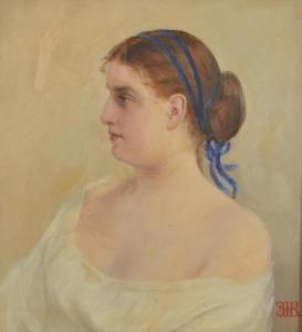 RIDLEY Matthew White 1837-1888,Portrait of a lady,David Lay GB 2017-01-26