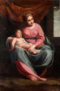 RIDOLFI Claudio 1570-1644,Vierge à l'Enfant,Aguttes FR 2020-12-10