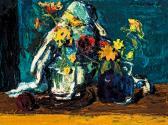 RIDOVICS laszlo 1925-2018,Floral still life,Nagyhazi galeria HU 2020-12-02