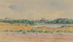 RIEBE Anton David 1904-1987,Lake Fringe - Coorong South Australia,1977,Elder Fine Art AU 2023-07-31