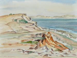 RIEBE Anton David 1904-1987,Sandhills in the Coorong,Elder Fine Art AU 2019-03-31