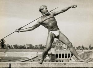 RIEBICKE Gerhard 1878-1957,Male spear thrower,1920,Galerie Bassenge DE 2020-12-02