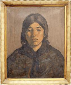 RIEDEL ARTHUR 1888-1953,Portrait of a woman, head and shoulders,Rosebery's GB 2014-09-09