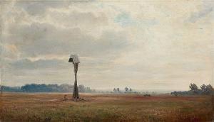 RIEDEL Wilhelm 1832-1876,Panoramic Landscape with a Wayside Shrine,Lempertz DE 2016-09-21