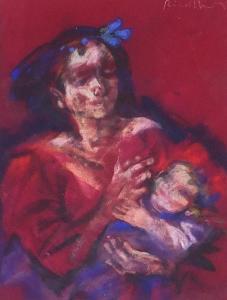 RIEDELBAUCH Rudolf 1944,Mother and child,Eastbourne GB 2021-08-03