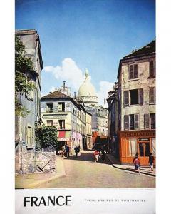 RIEDER Rod 1900-1900,Montmartre une rue Paris,1960,Artprecium FR 2020-07-10
