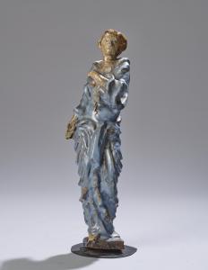 RIEDL Josef Franz 1884-1965,stehende weibliche Figur in antikisierender Gewan,1930,Palais Dorotheum 2022-04-14