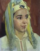 rieff maurice 1800-1900,Portrait de jeune fille,1945,Boisgirard - Antonini FR 2009-07-25