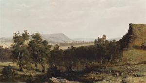 RIELLY Henry 1870-1902,Landscape with Bathers,1875,Deutscher and Hackett AU 2009-11-25
