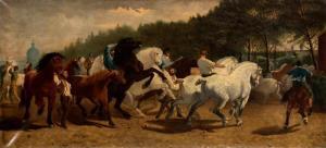 RIELLY Henry 1870-1902,The Horse Fair, after Rosa Bonheur,Mossgreen AU 2016-07-31